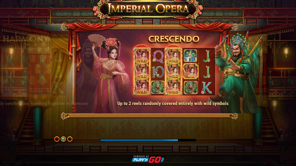 Imperial Opera Slot Home Screen