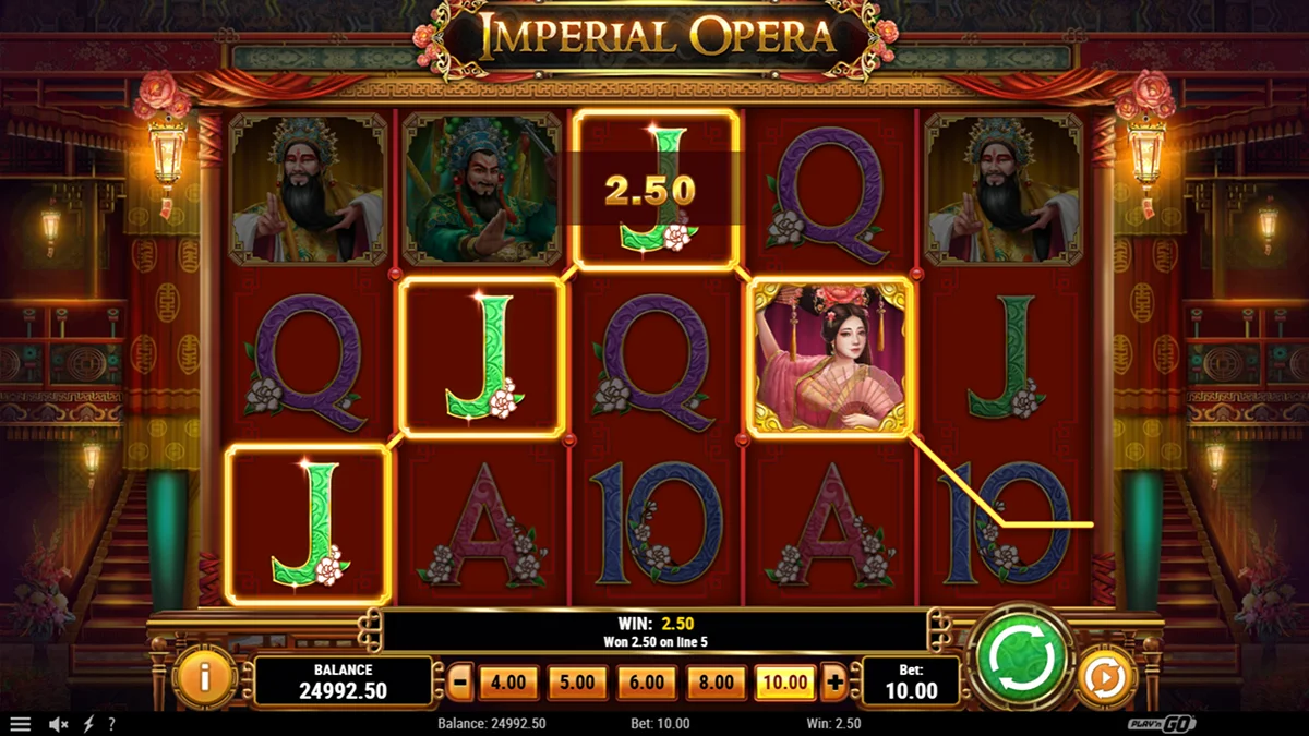 Imperial Opera Slot Winning Combination