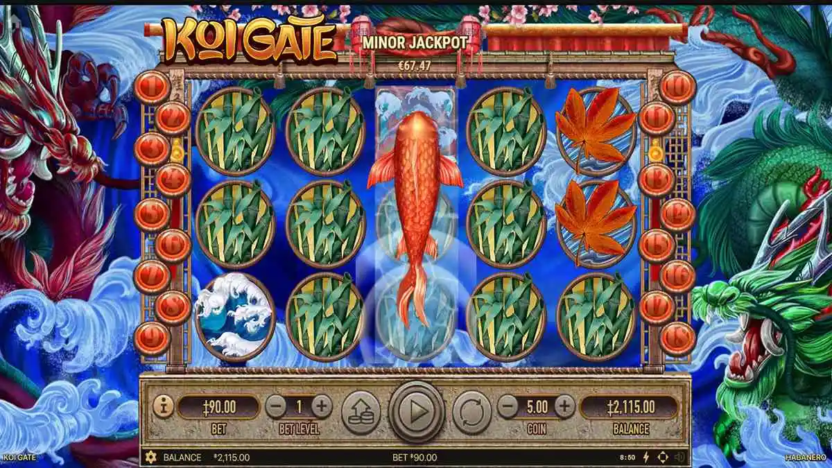 Koi Gate Expanding Wild Element