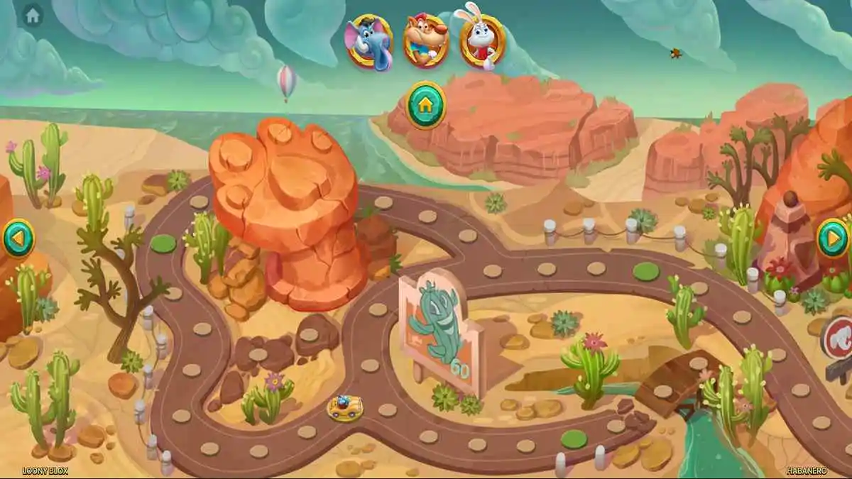 Loony Blox Choose a Location