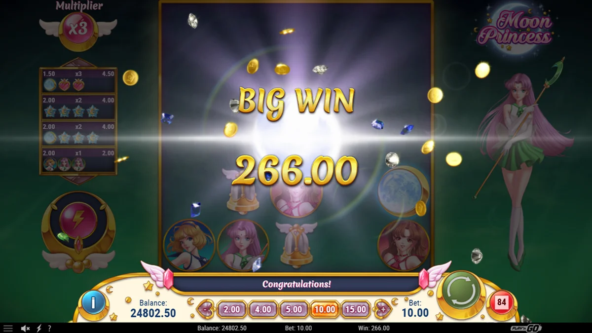 Moon Princess Slot Big Win