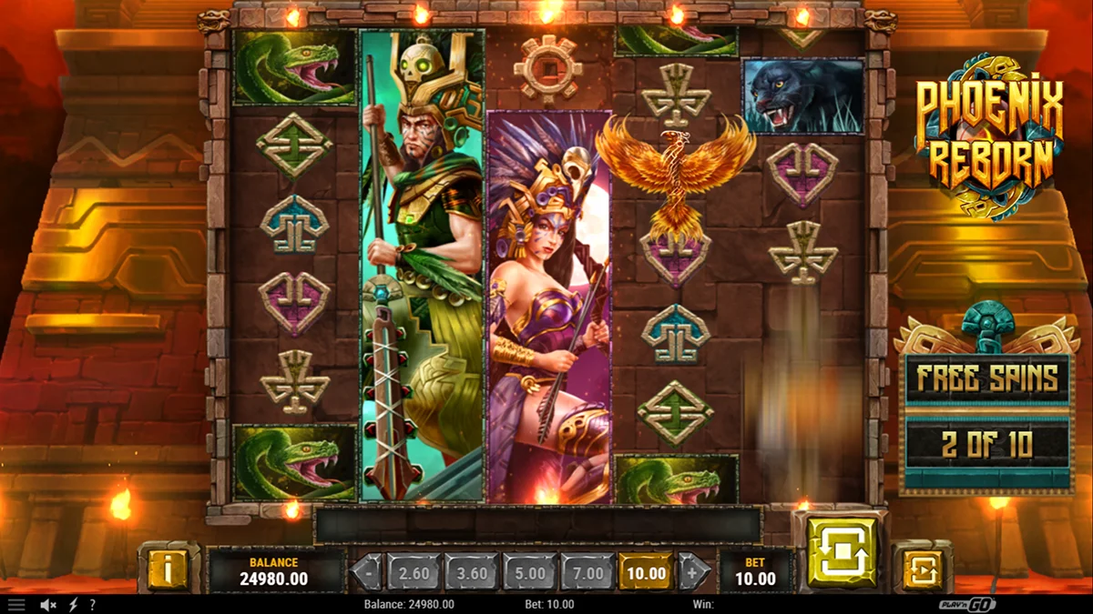 Phoenix Reborn Slot Free Spins Gameplay