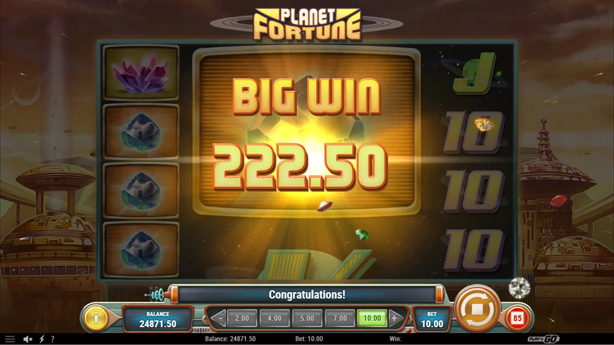 Planet Fortune Slot Big Win