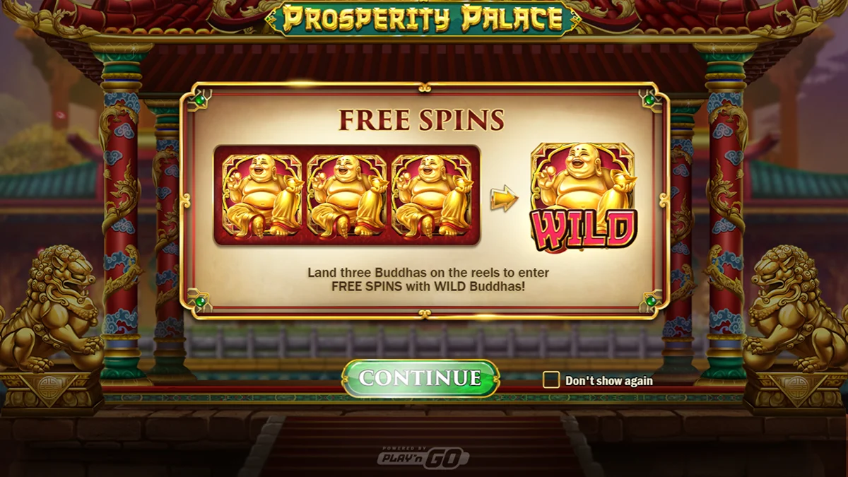 Prosperity Palace Slot Home Screen
