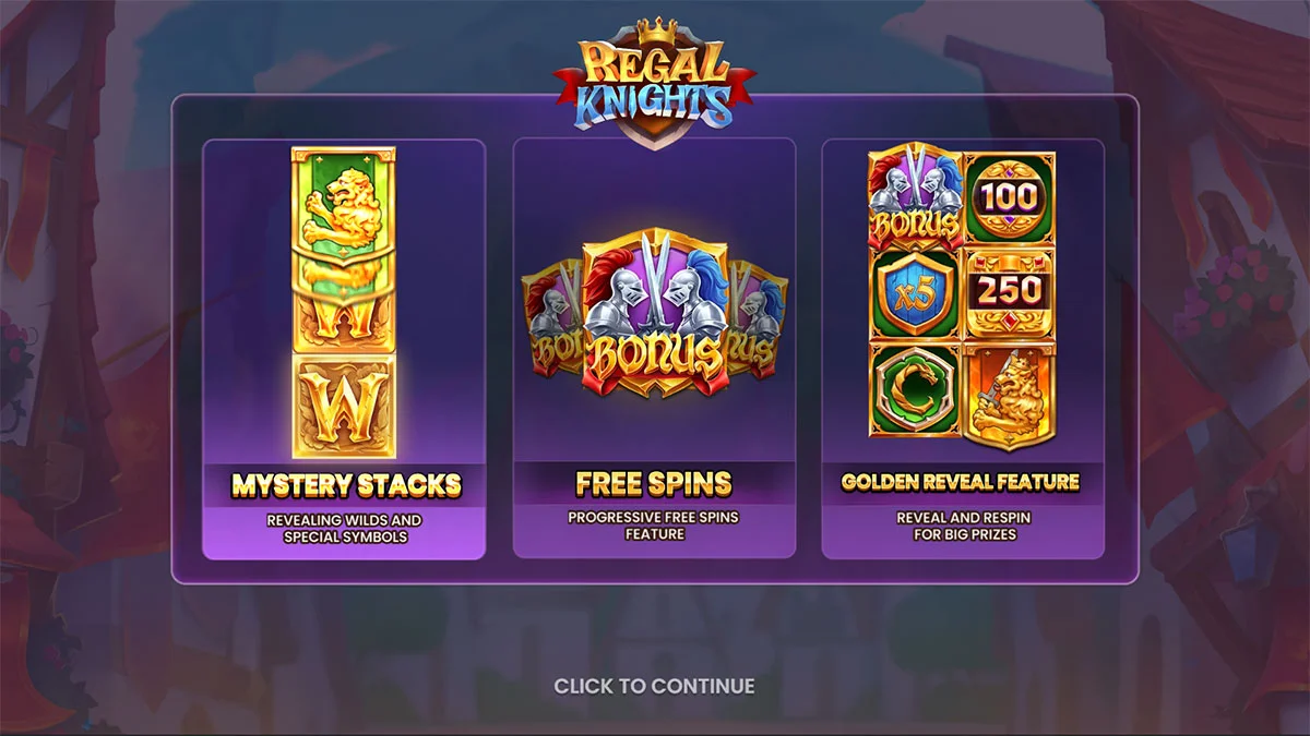 Regal Knights Homescreen