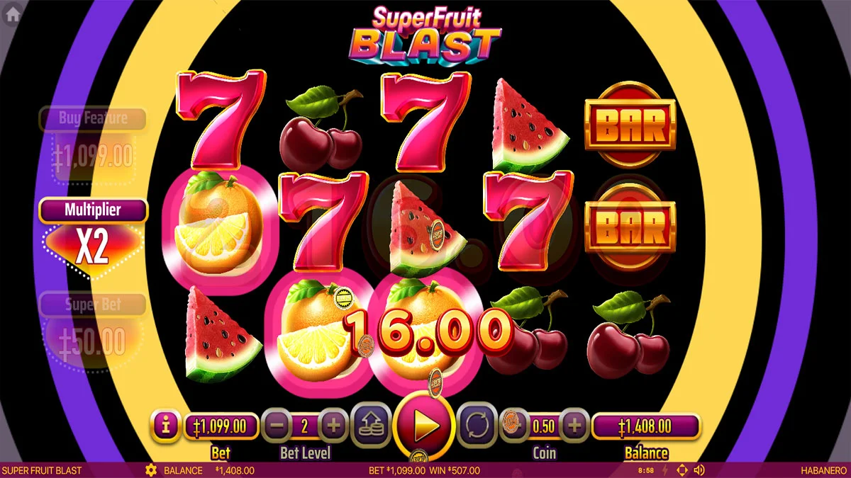 SuperFruit Blast Win