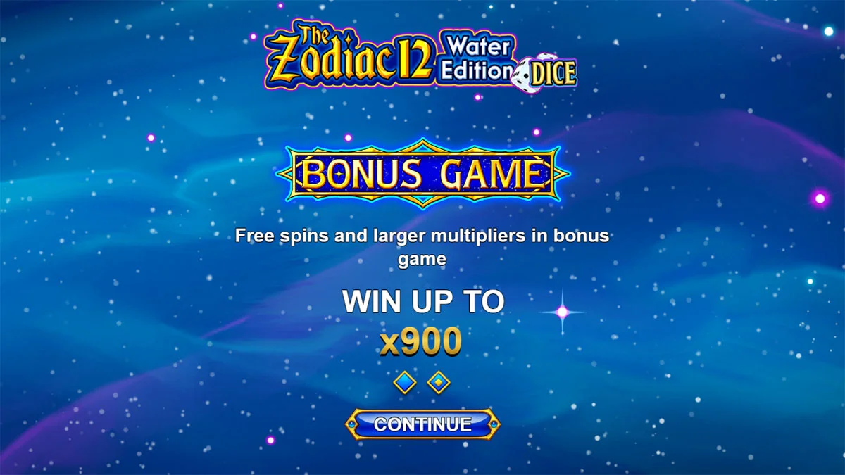 The Zodiac 12 Water Edition Dice Homescreen
