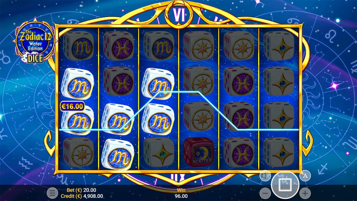 The Zodiac 12 Water Edition Dice Win2