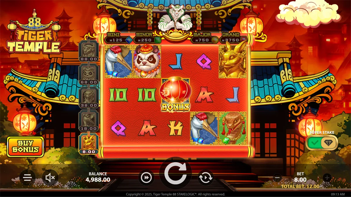 Tiger Temple 88 Base Play