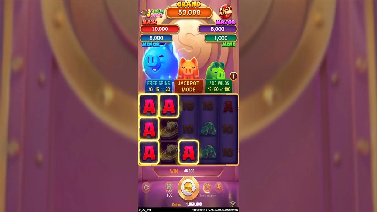 3 Rich Piggies Win3