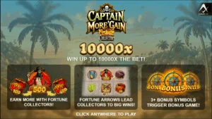 Captain More’Gain Homescreen