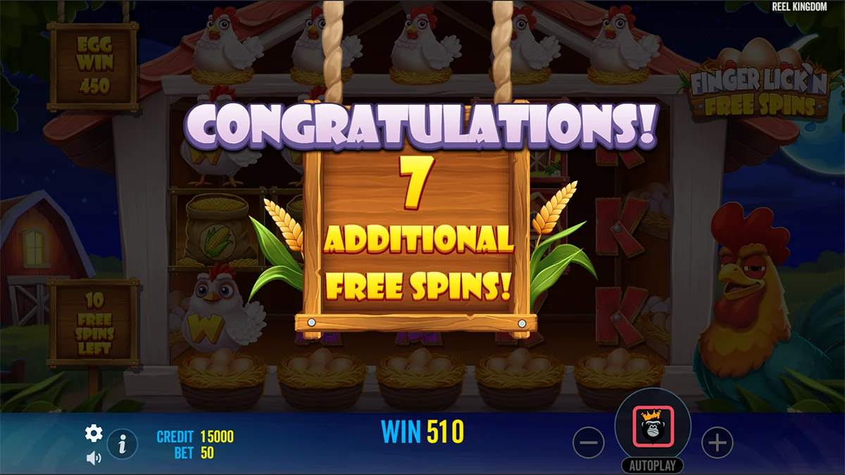 Finger Lick’n Free Spins MoreSpins