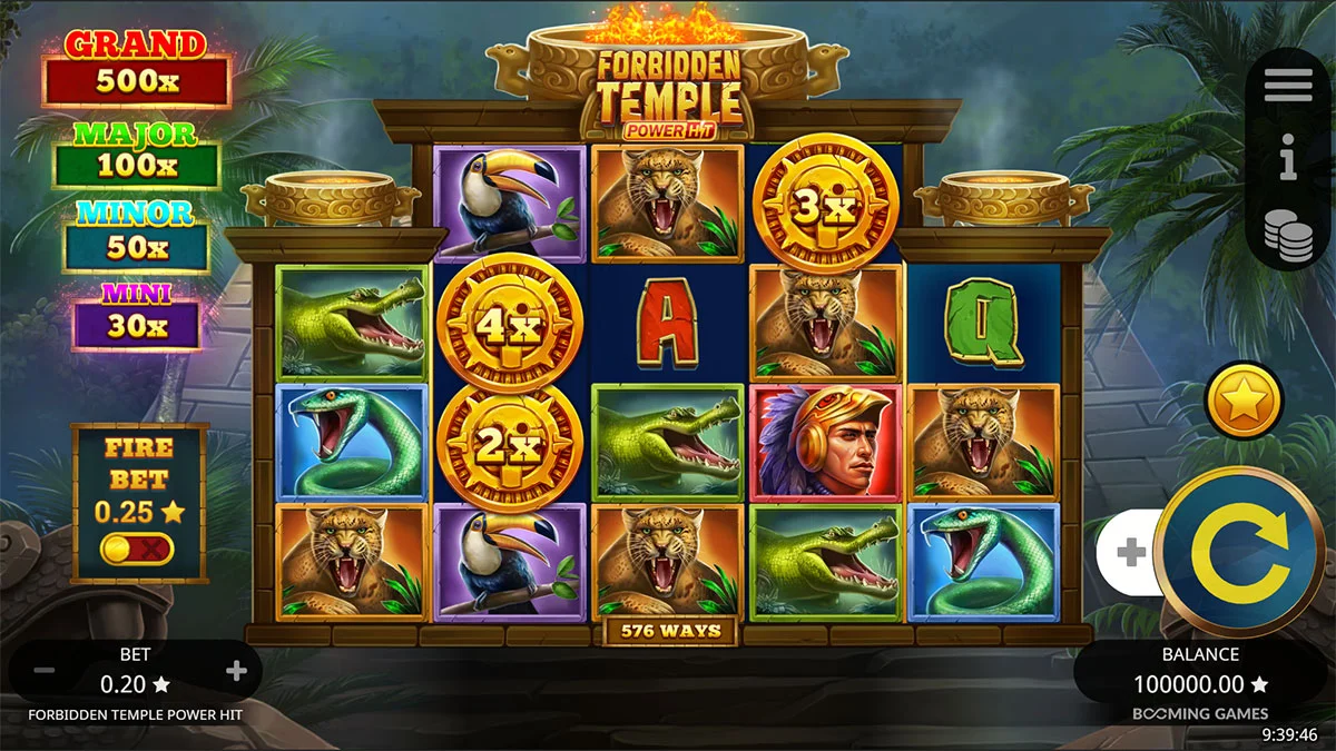 Forbidden Temple Power Hit Base