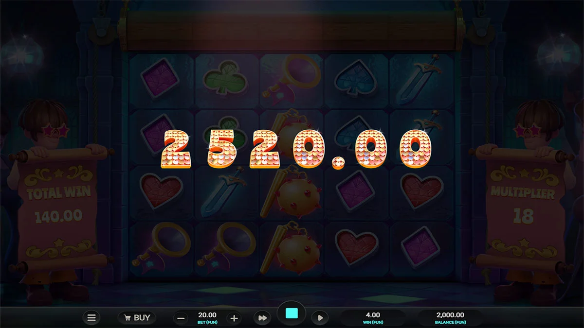 Groovy Knights Dream Drop Win