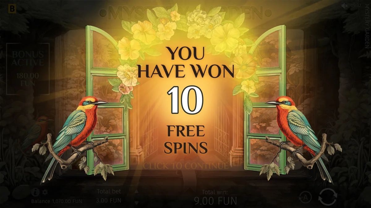 Mystery Garden Free Spins