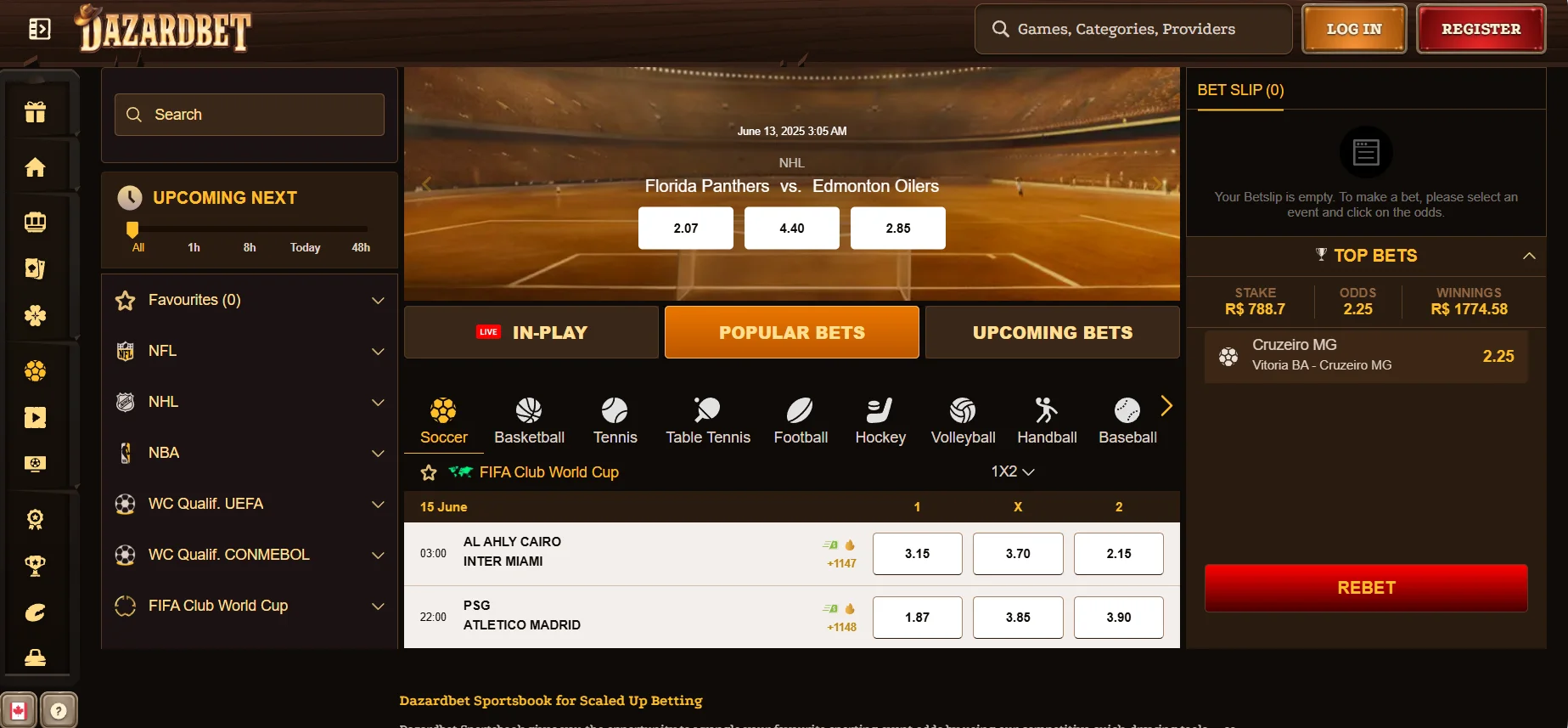 Dazardet Casino Sportsbook