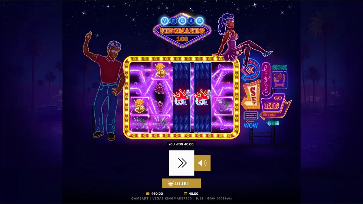 Vegas Kingmaker 100 Win2