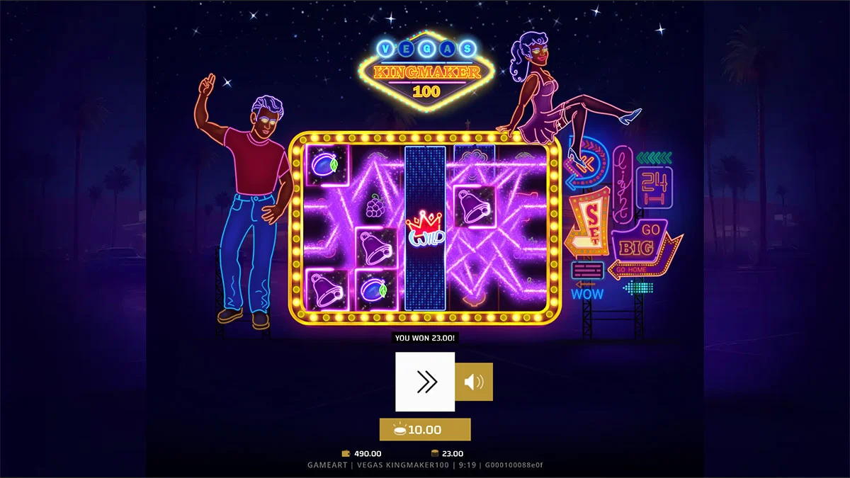 Vegas Kingmaker 100 Win3