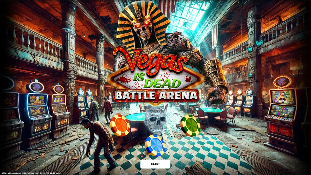 Vegas is Dead Battle Arena Homescreen
