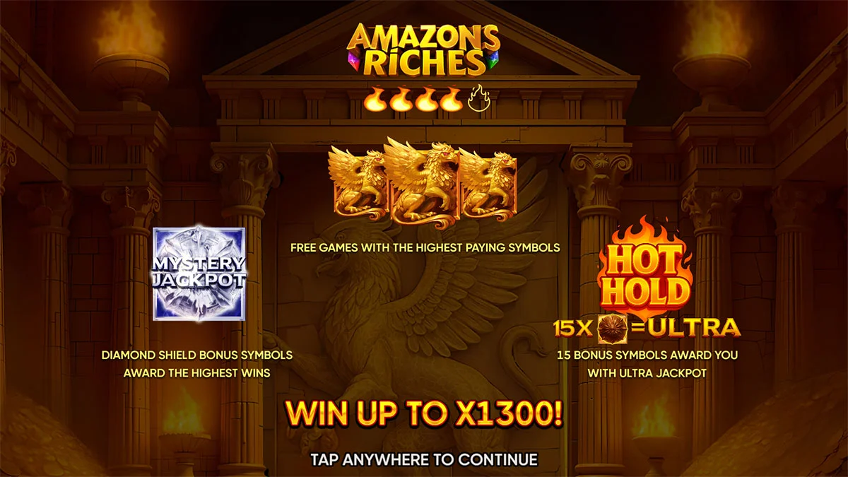 Amazons Riches Homescreen
