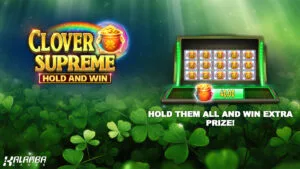 Clover Supreme Hold and Win Homescreen