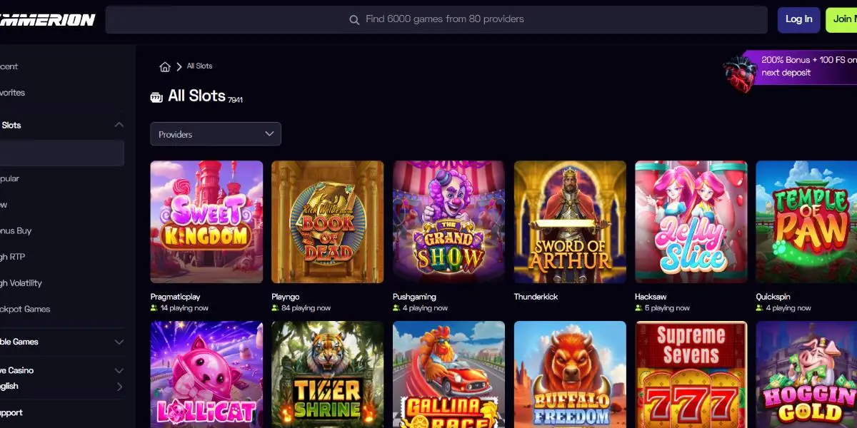 Immerion Casino Slots