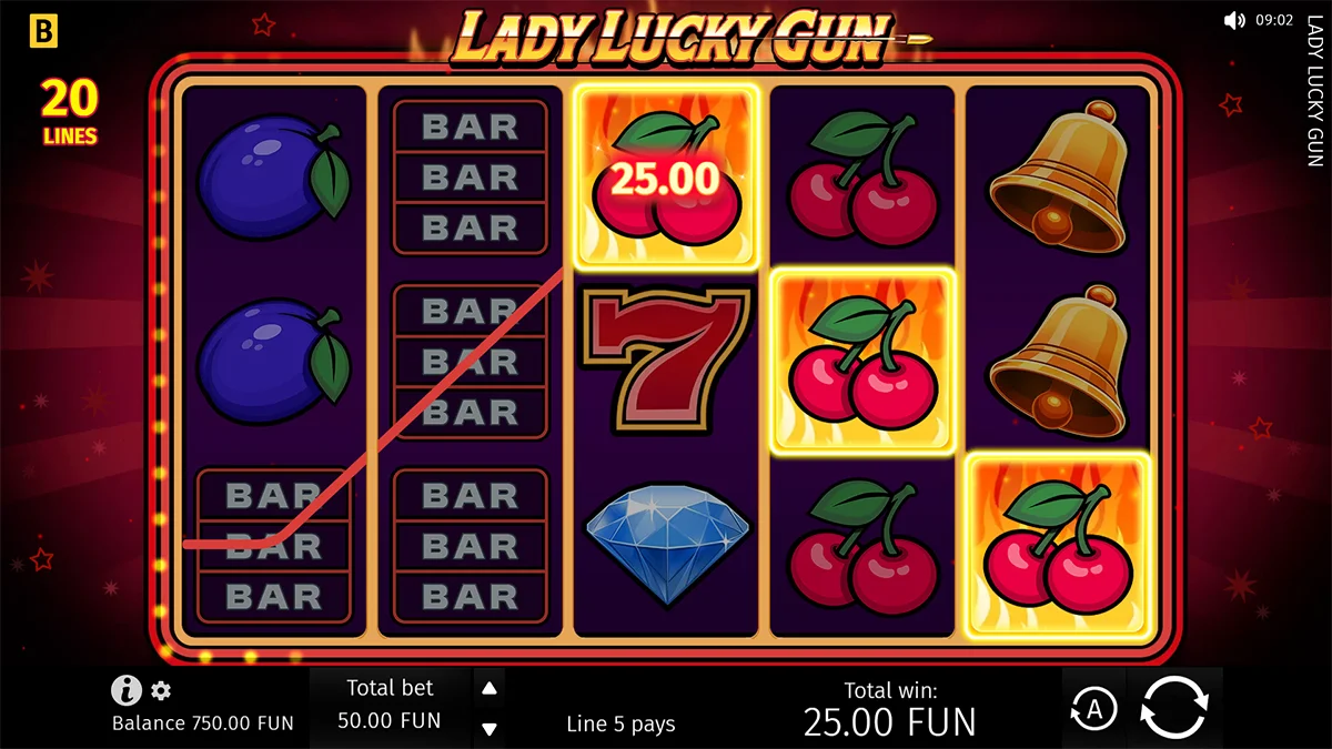 Lady Lucky Gun Win2