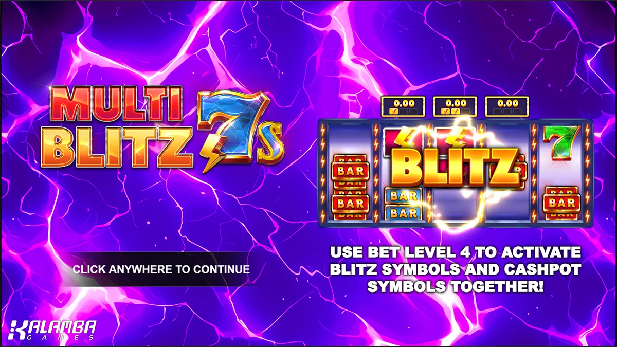 MultiBlitz 7s Homescreen