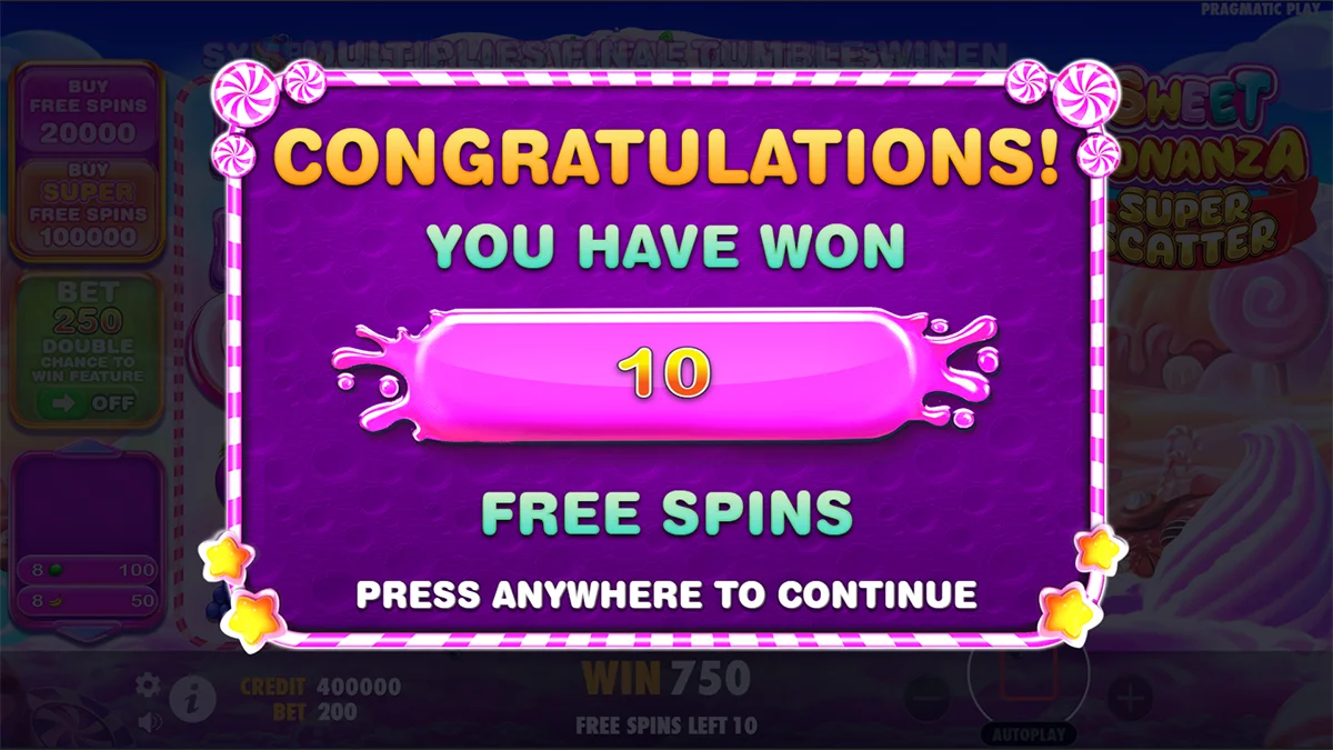 Sweet Bonanza Super Scatter FS