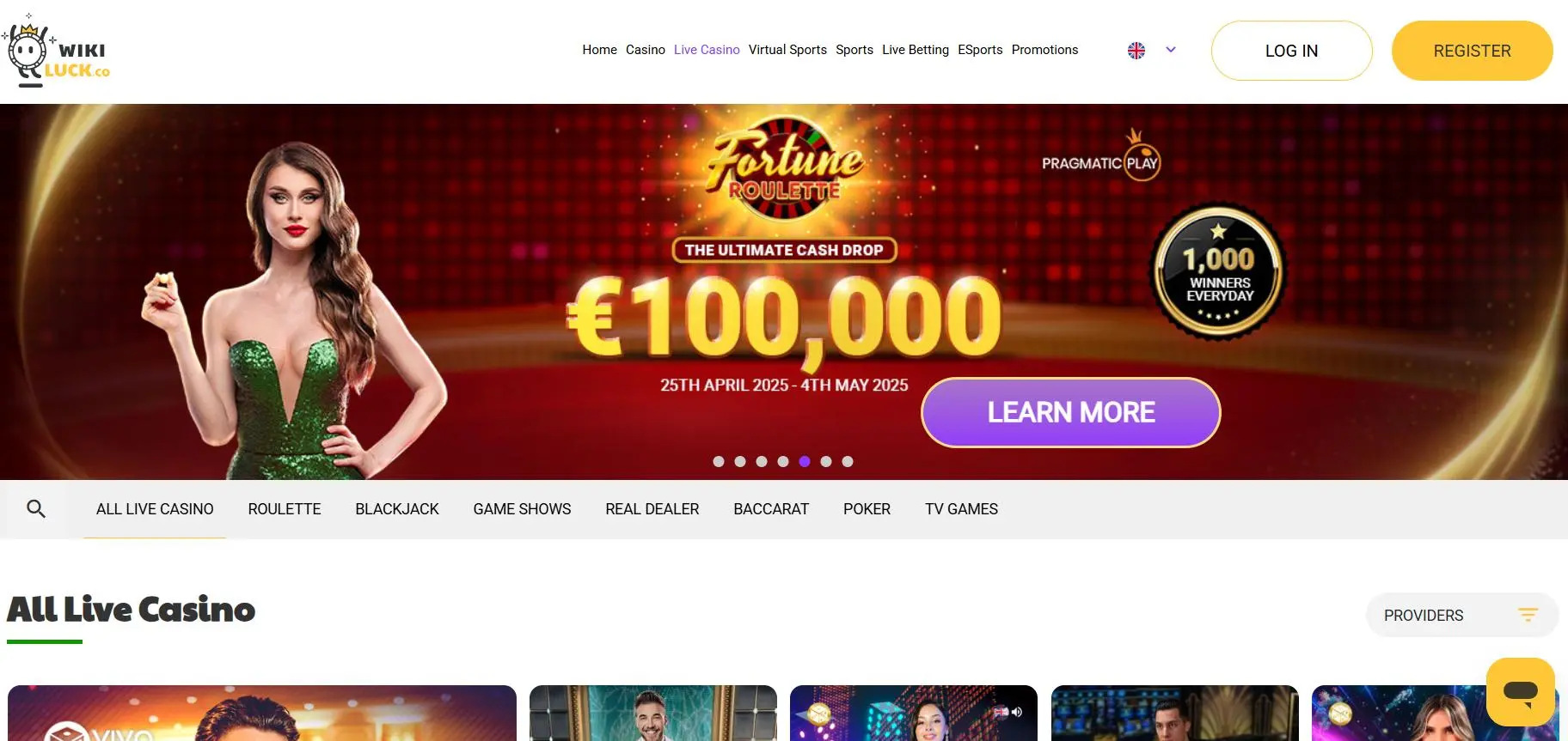 Wikiluck Casino Live Casino