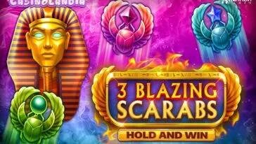 3 Blazing Scarabs Hold and Win by Kalamba Games