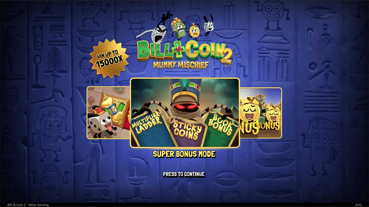 Bill & Coin 2 Mummy Mischief J