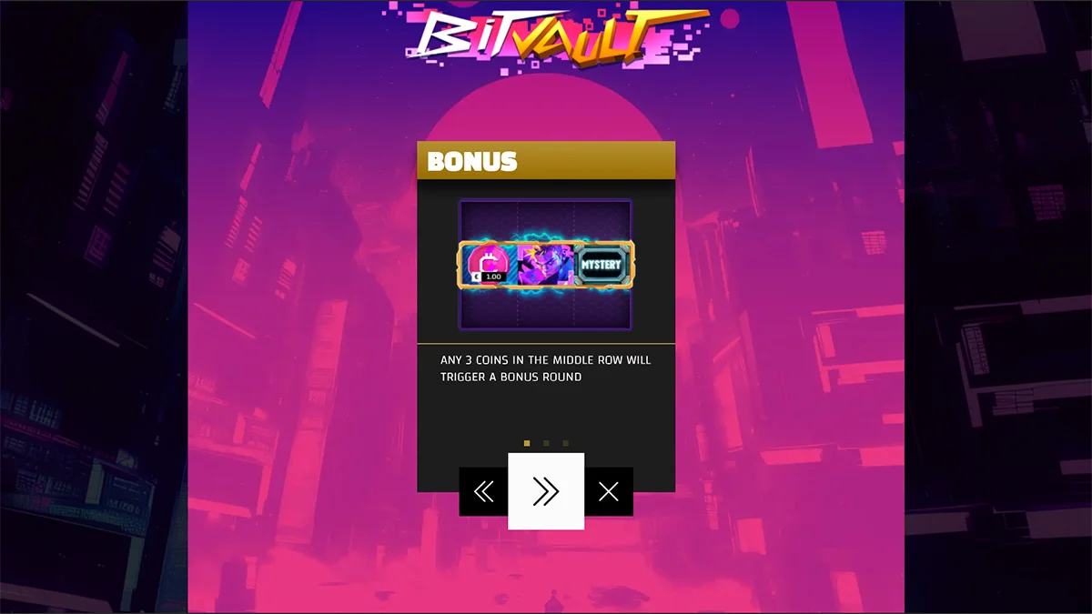 Bit Vault Homescreen