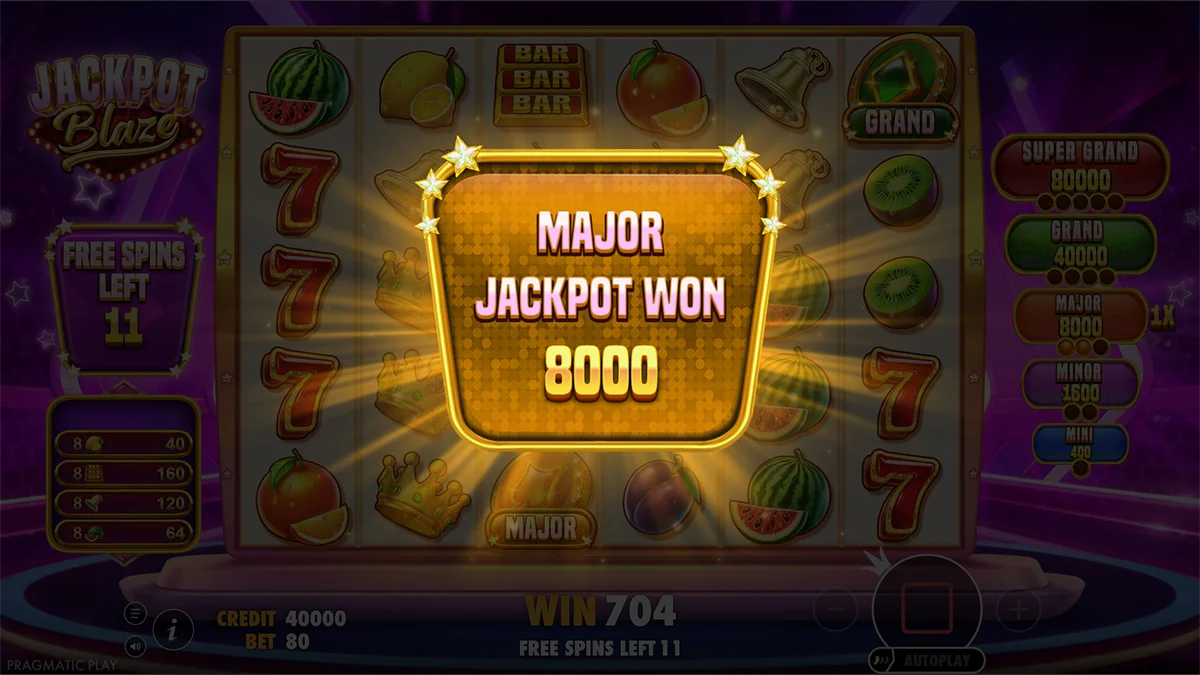 Jackpot Blaze MajorJackpot