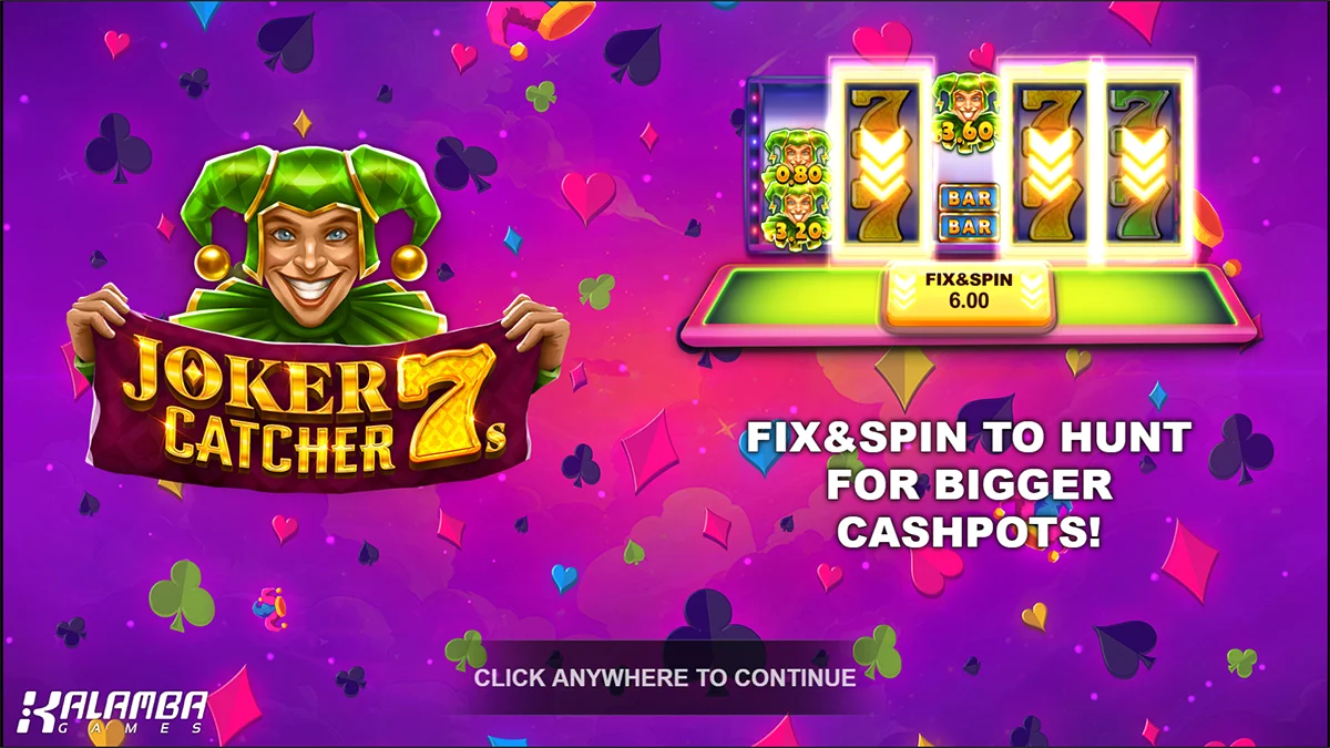 Joker Catcher 7s Homescreen