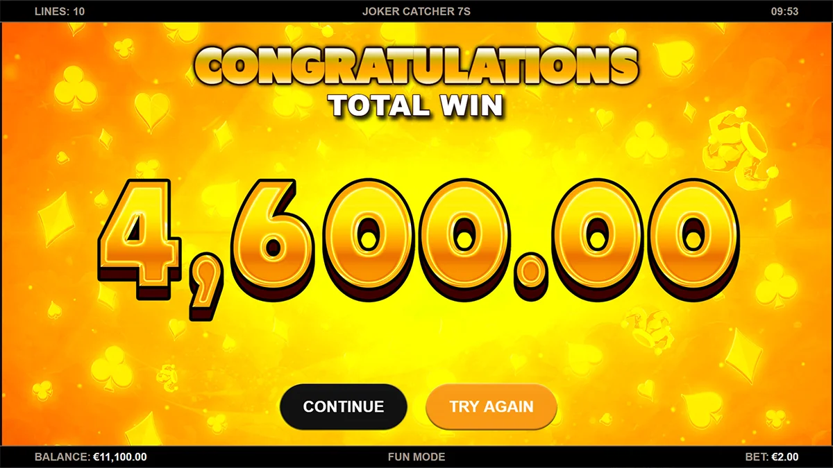 Joker Catcher 7s Total