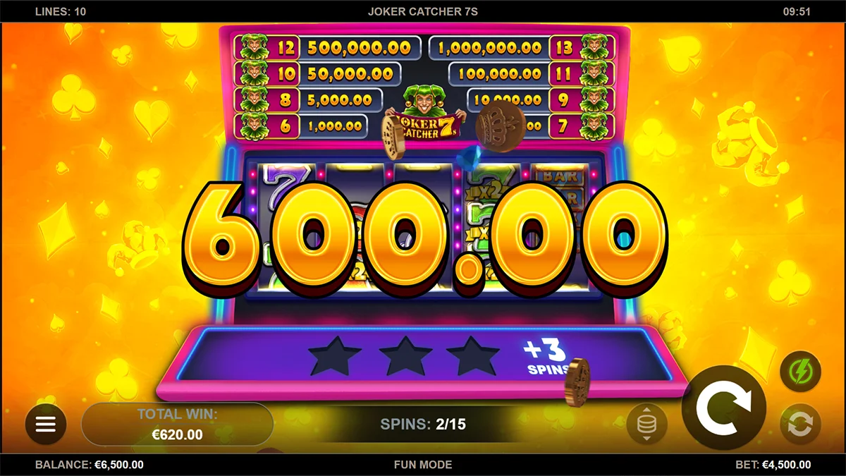 Joker Catcher 7s Win