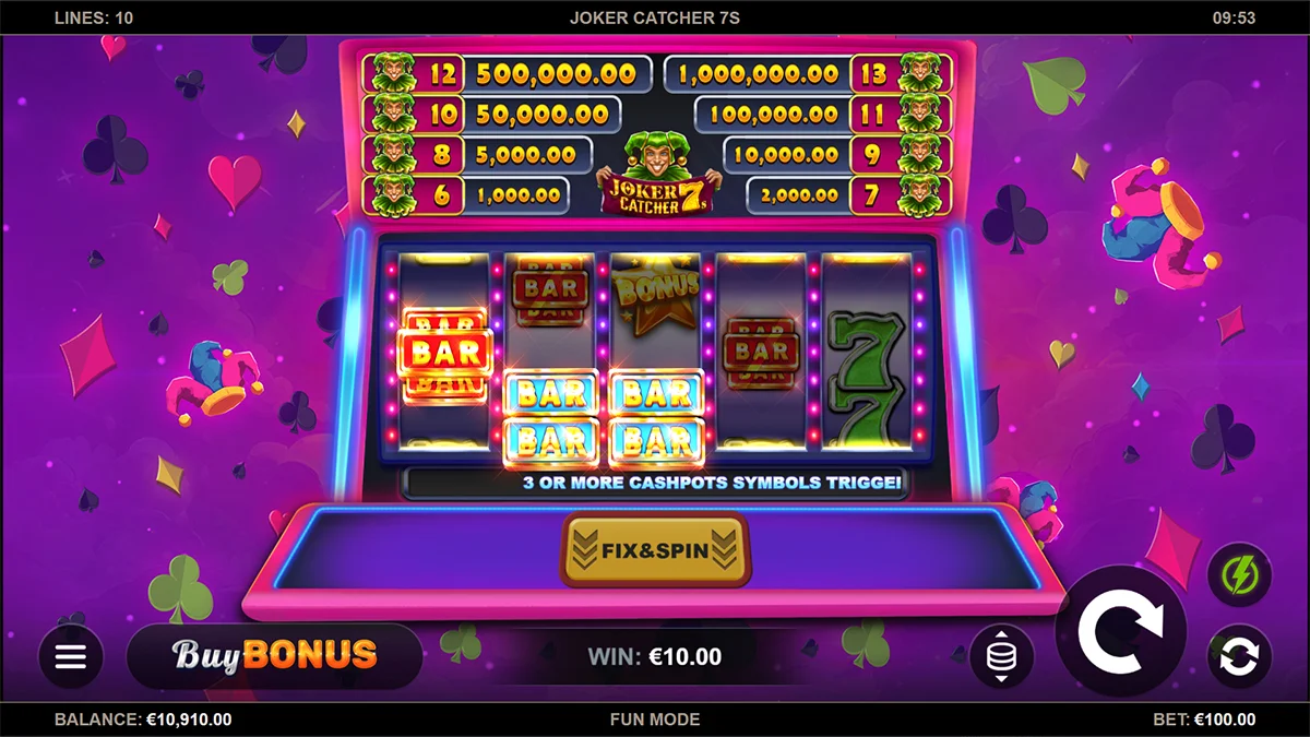 Joker Catcher 7s Win2