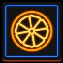 Lucky Fruity Coin Orange