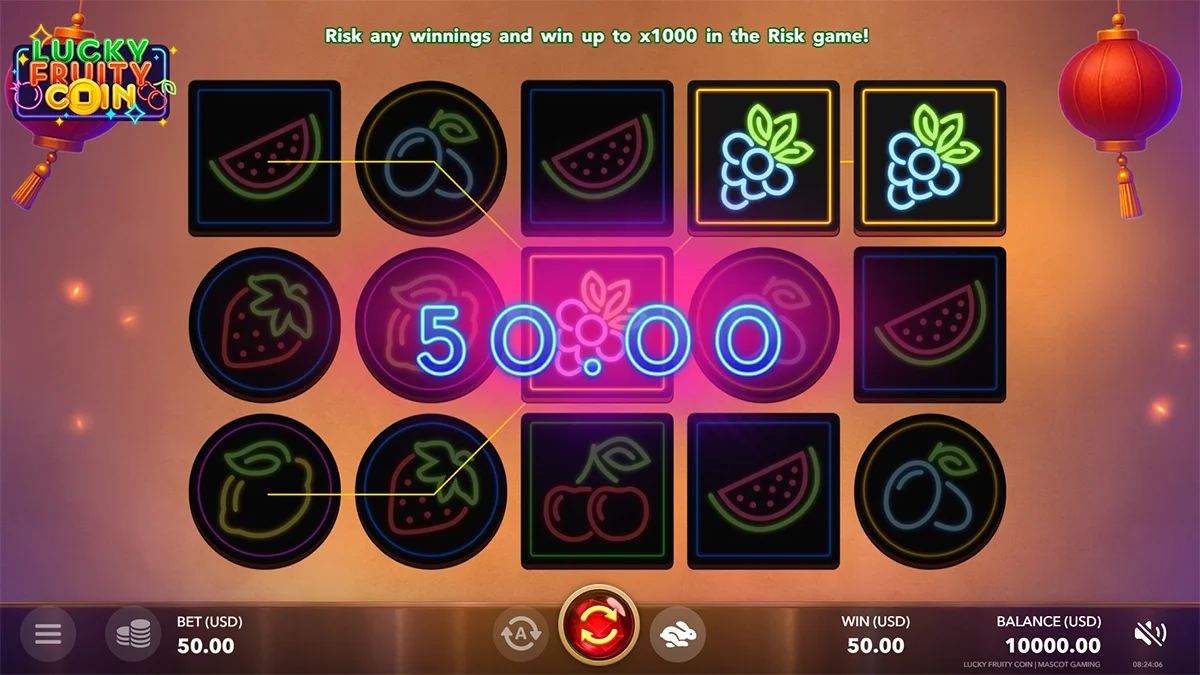 Lucky Fruity Coin Win