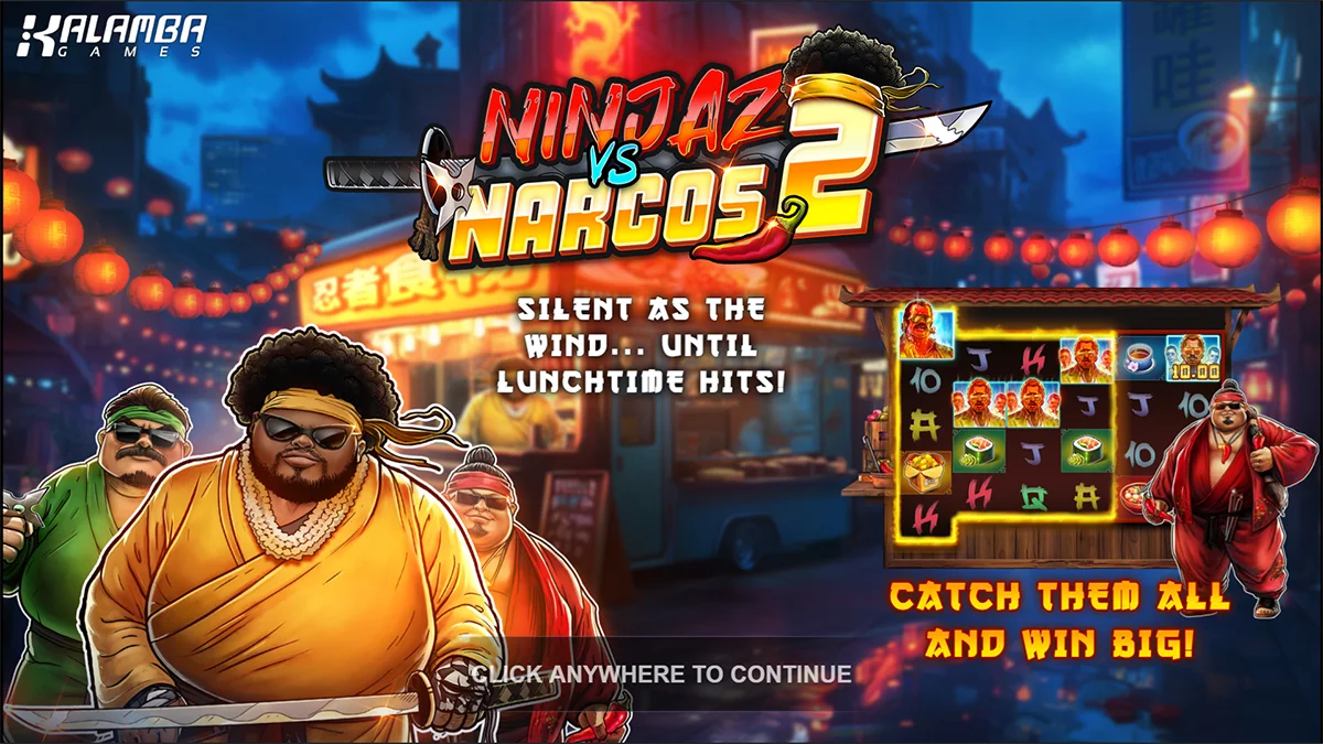 Ninjaz vs Narcos 2 Homescreen