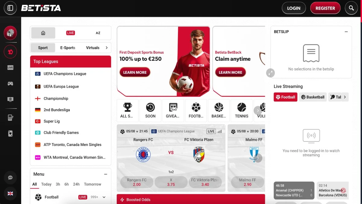 Betista Casino Sportsbook