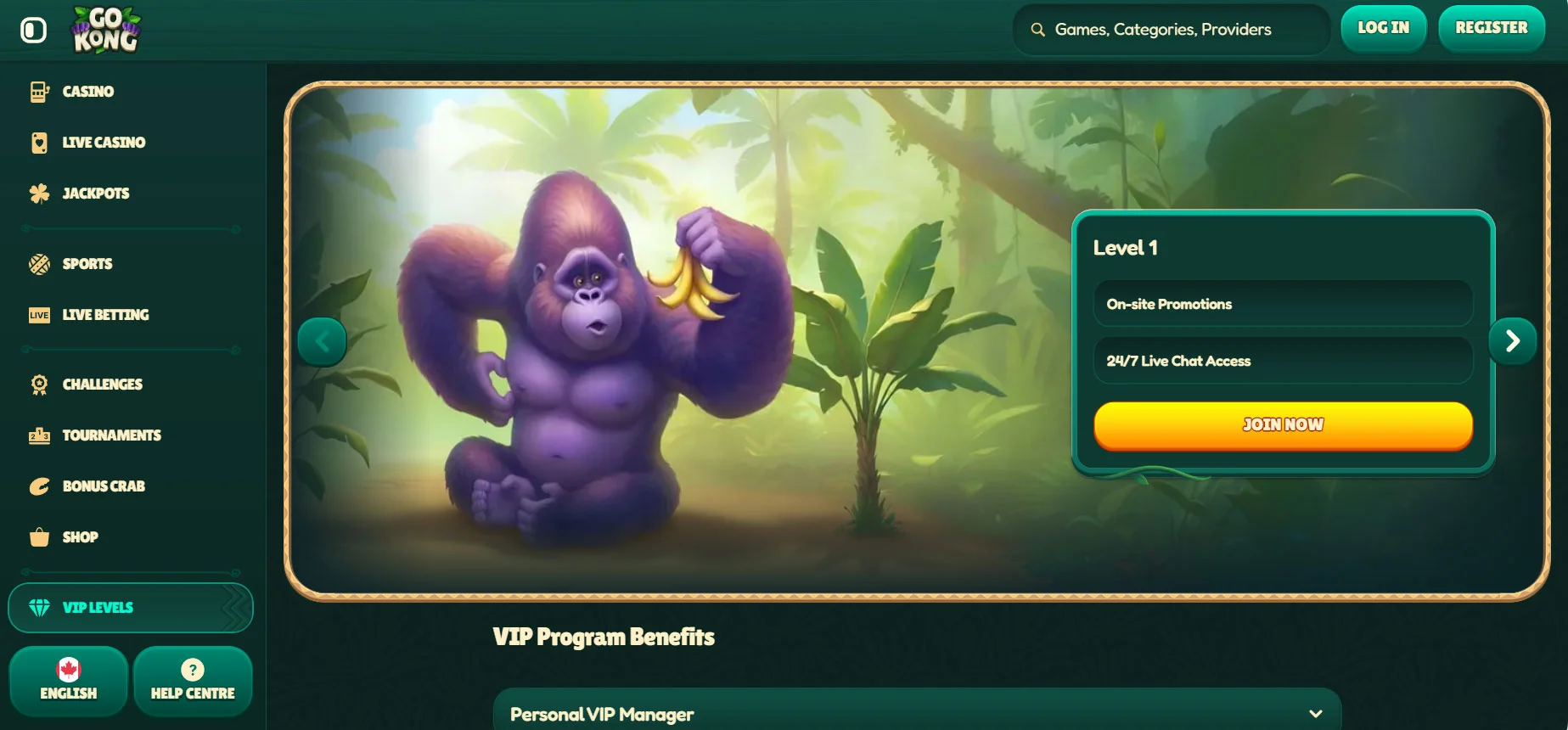 GoKong Casino Loyalty Program