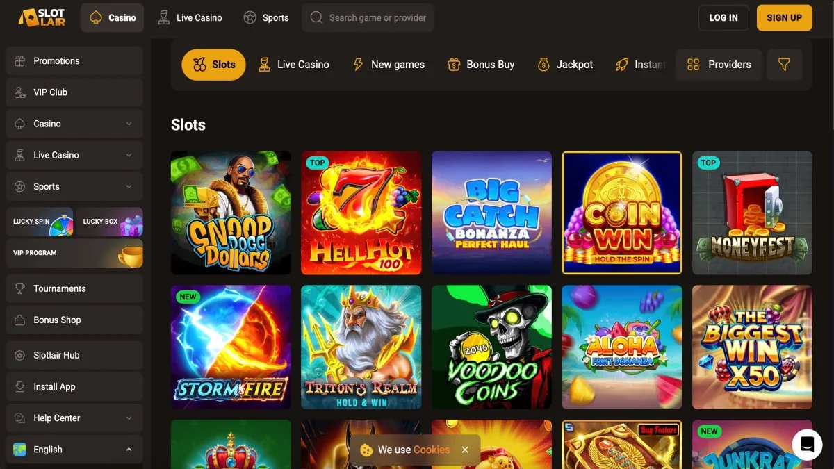 Slotlair Casino Game Collection