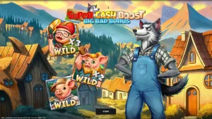 Super Cash Boost Big Bad Bonus Homescreen