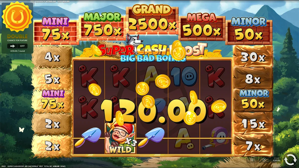 Super Cash Boost Big Bad Bonus Win3
