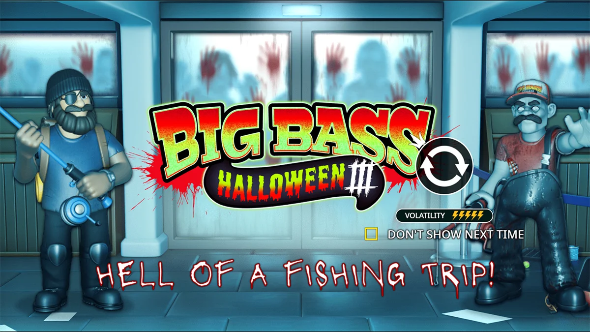 Big Bass Halloween 3 Homescreen