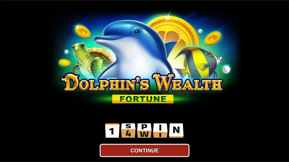 Dolphin’s Wealth Fortune Homescreen