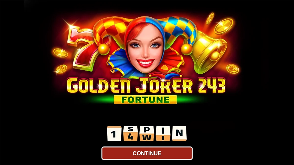Golden Joker 243 Fortune Homescreen