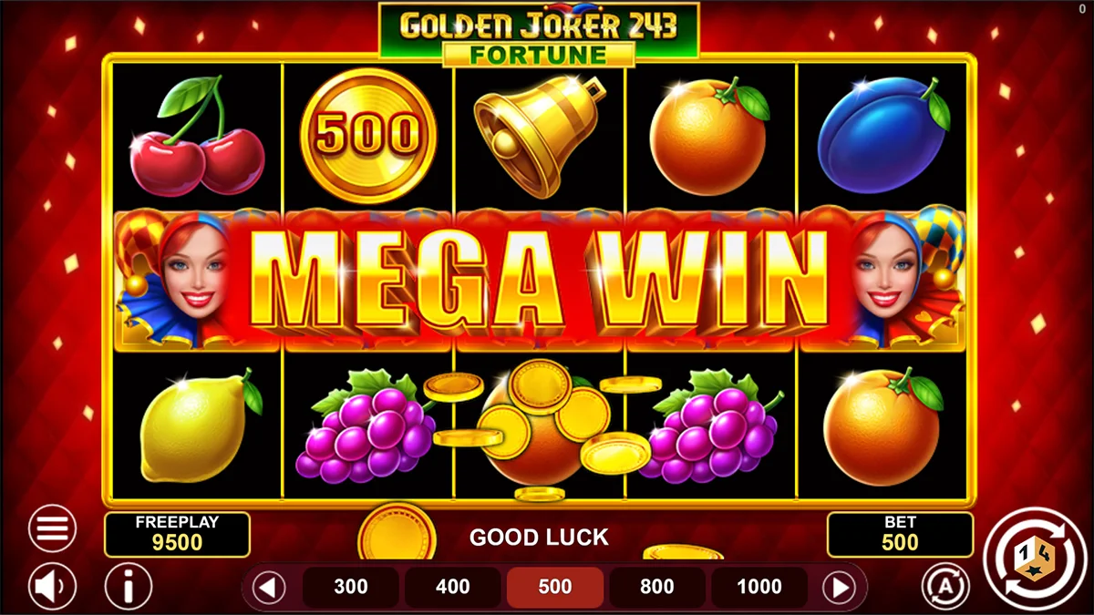Golden Joker 243 Fortune MegaWin